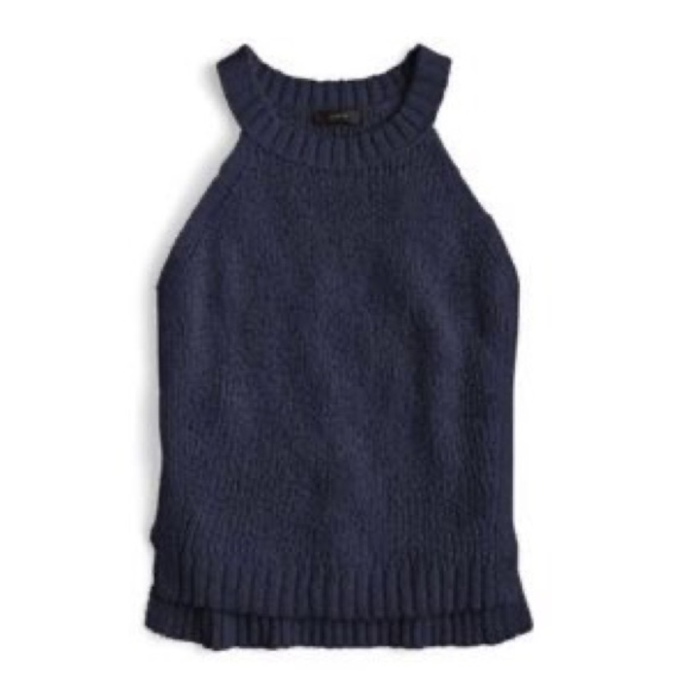 j. crew point sur sweater tank